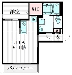 エスペリオ道場南の物件間取画像